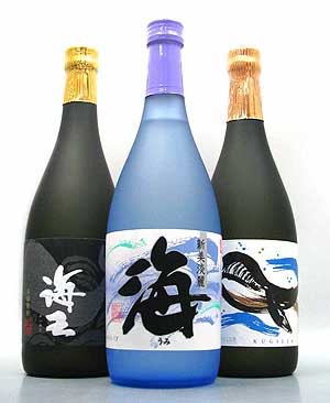 【海王】【海】【くじらのボトル】大海酒造 720ml x３本セット