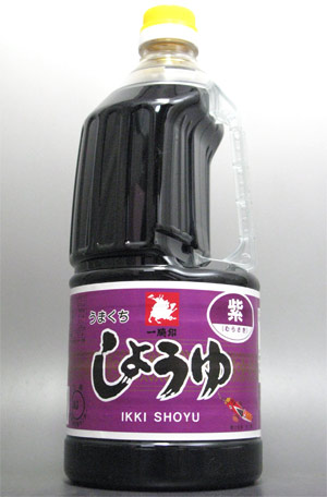 熊本県　緑屋本店　【九州醤油】　一騎印こいくち(うまくち)　紫1.5L