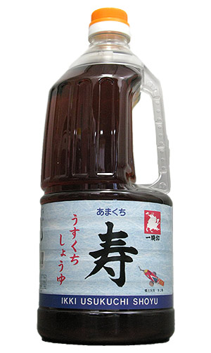 熊本県　緑屋本店　【九州醤油】　一騎印うすくち　(あまくち)　寿1.5L