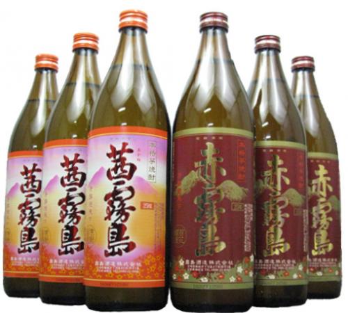 ■　【2セットまで】赤霧島・茜霧島　900ml 6本セット  芋焼酎 霧島酒造 宮崎県 25度