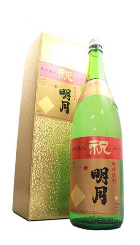 宮崎県　明石酒造 【芋焼酎】 明月25度金箔入り 1800ml