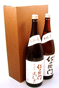 贈答用に　焼酎 1800ml　×　2本用　上質化粧箱