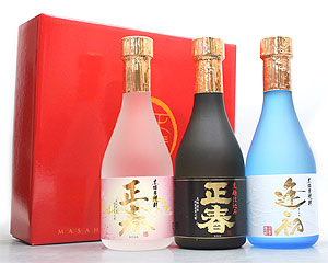 正春酒造 極みの一滴飲み比べセット 25度 芋焼酎 300ml x 3本 宮崎県