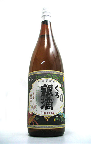 宮崎県　【芋焼酎】　王手門酒造　くろ銀滴 　1800ml　25度