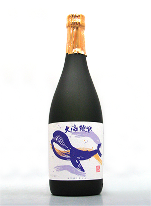 大海酒造 【芋】 くじらのボトル綾紫 白麹　720ml