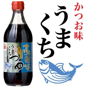 ヤマエ食品　高千穂峡つゆ　かつお味うまくち 500ml